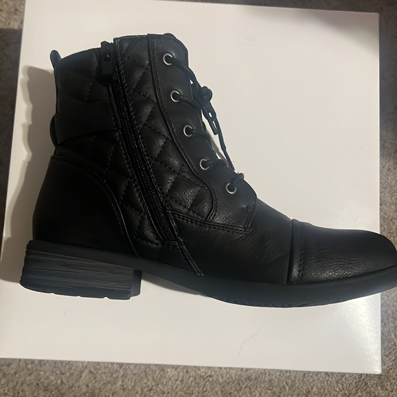 Black Combat Boots - Picture 2 of 7